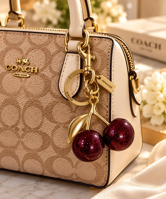 Coach Cherry Bag Charm