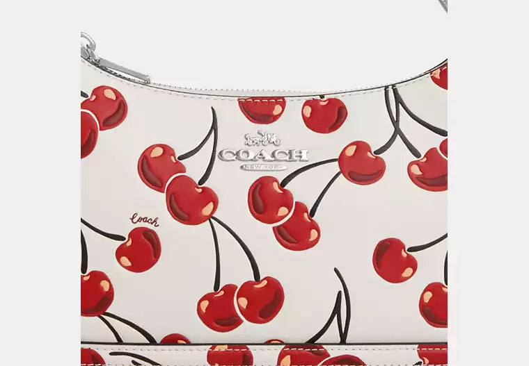 Coa_h Teri Mini Shoulder & Crossbody Bag with Cherry Graphic Print