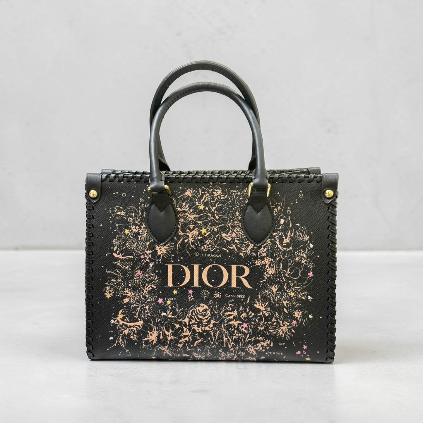 Miss Dior Graffiti Book Large Tote Bag