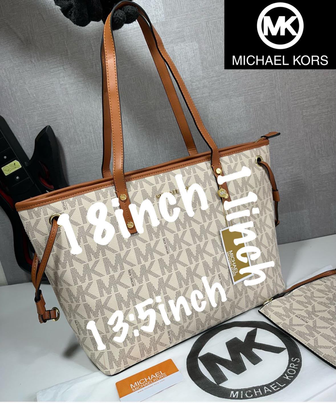Mich_el Kors Edith Large Logo Tote Bag – Vanilla