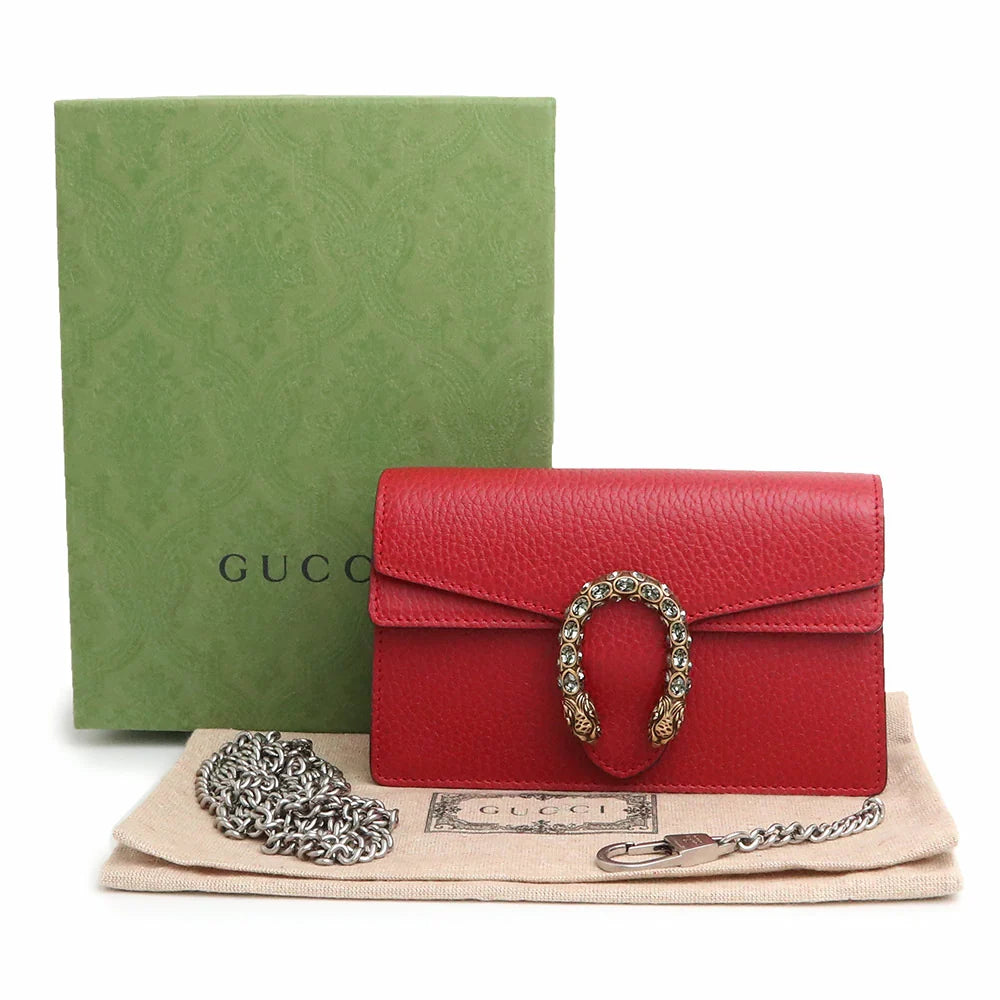 GG Dionysus Leather Super mini Bag