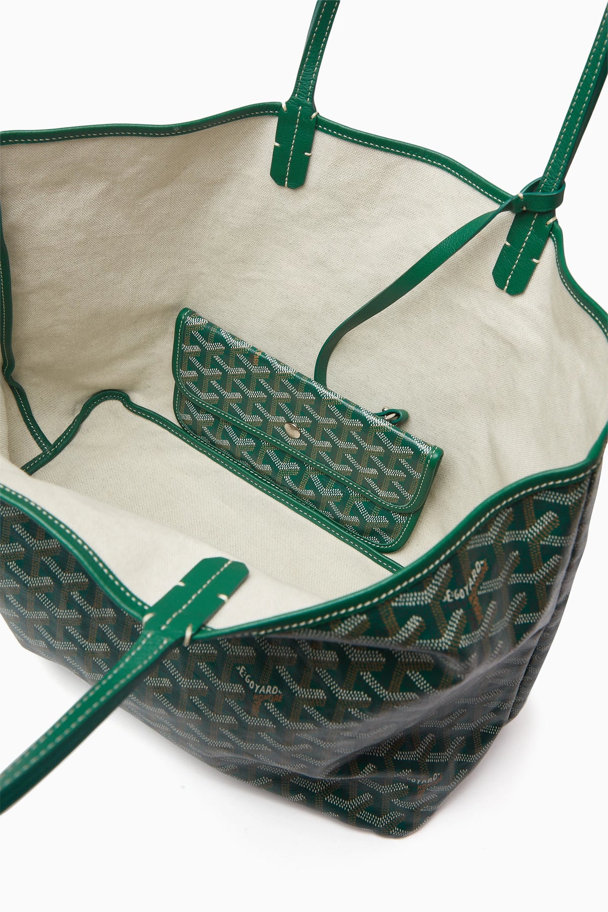 Goy_rd Pre-Loved Saint Louis PM Tote Bag in Goyardine Canvas
