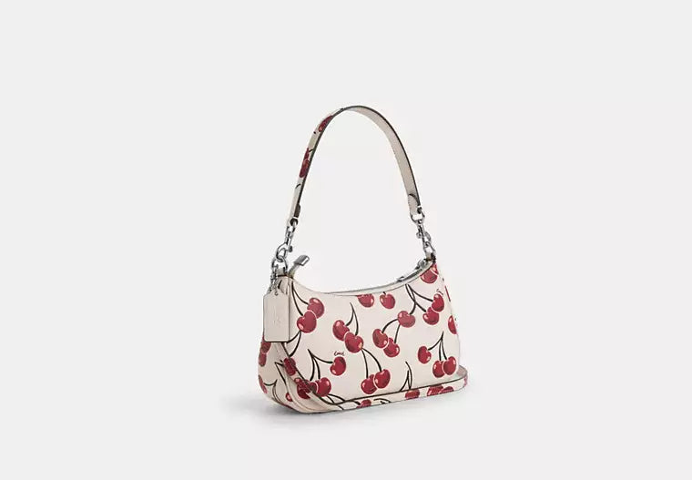 Coa_h Teri Mini Shoulder & Crossbody Bag with Cherry Graphic Print