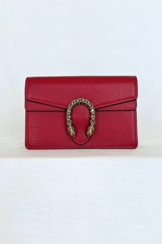 GG Dionysus Leather Super mini Bag