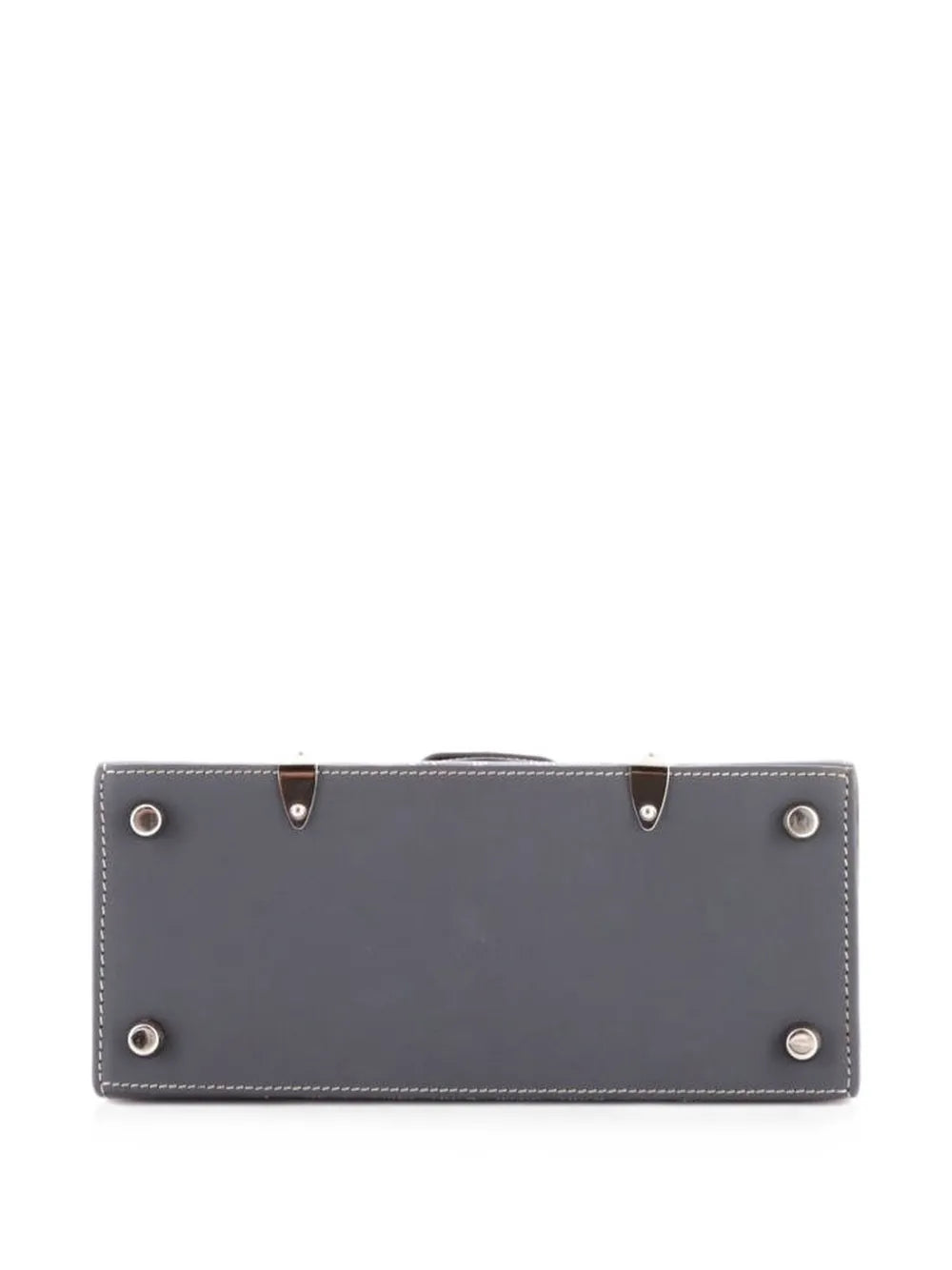 Goy_rd Pre-Owned Structured Saigon Top Handle Bag Coated Canvas with Leather Mini satchel