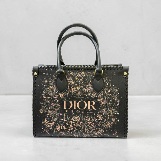 Miss Dior Graffiti Book Large Tote Bag