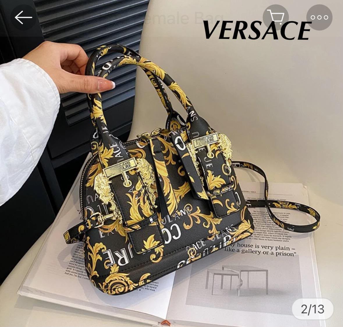 Vers@ce Jeans Couture Baroque Handbag