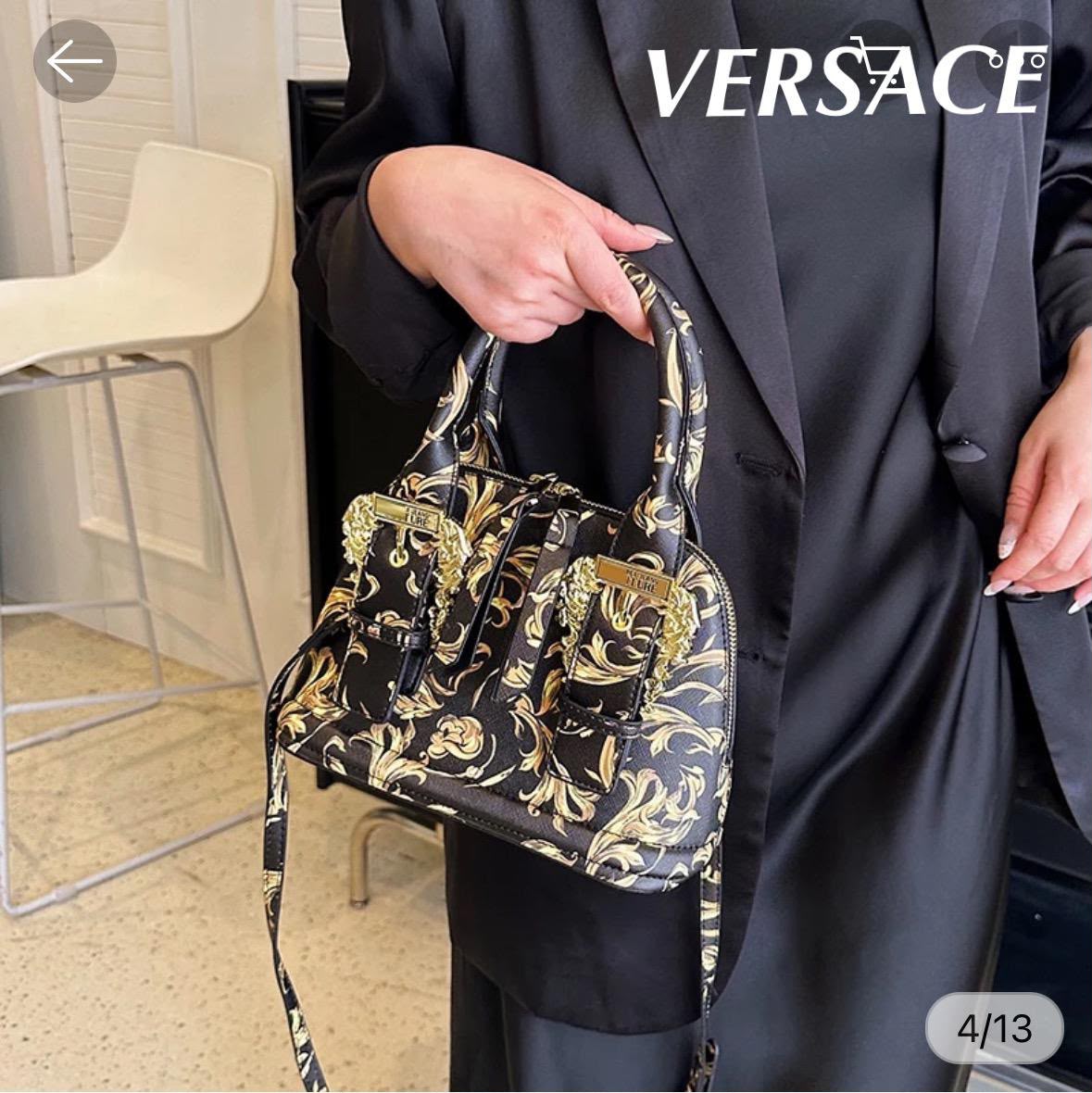 Vers@ce Jeans Couture Baroque Handbag