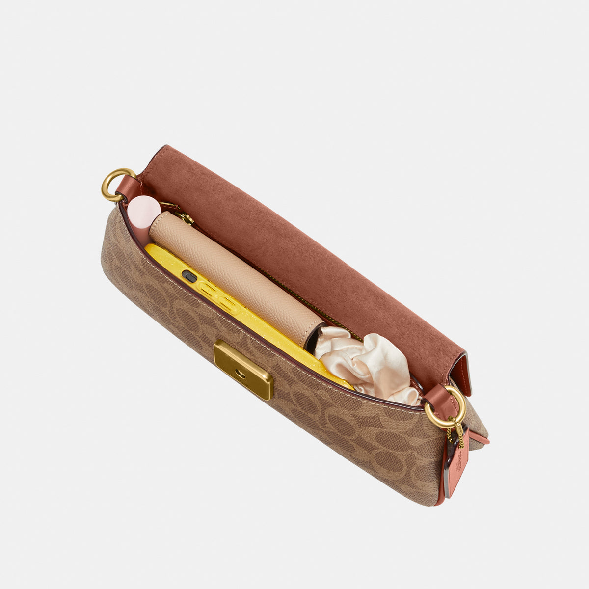 Coa_h Jet Shoulder Bag In Signature Canvas
